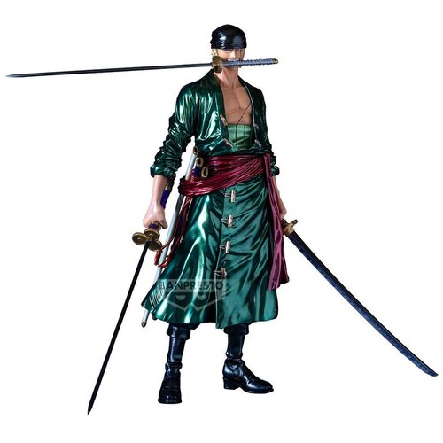 Banpresto Figura One Piece - Roronoa Zoro Premium The Metallic, 30 cm Cene
