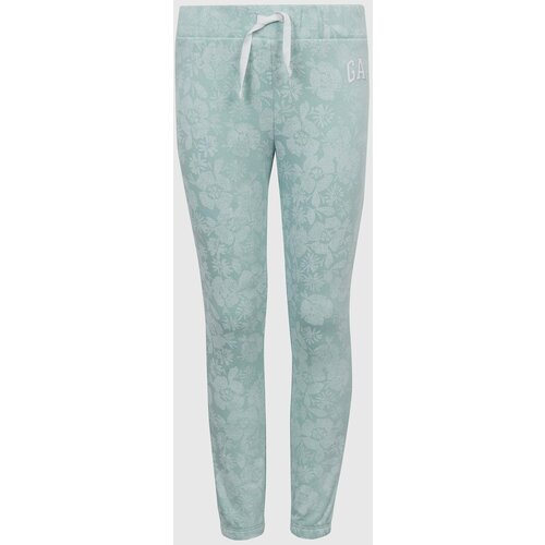 GAP Kids sweatpants flowers with logo - Girls Cijene