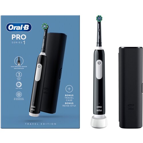 Oral-b Pro 1 Cross Action Crna s putnom torbicom, Elektricna cetkica za zube Cijene