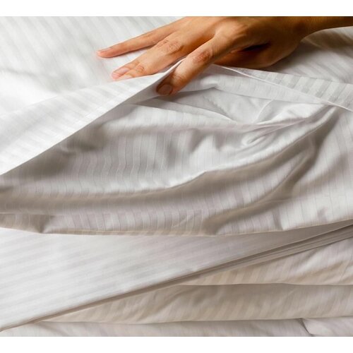 Stefan 5mm-Posteljina damast pruga 140 cm x 200 Slike