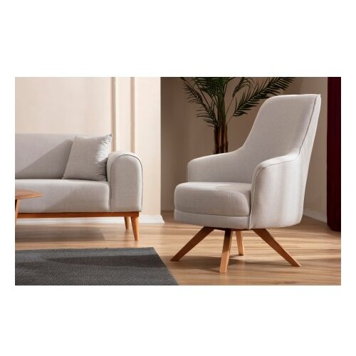 Atelier Del Sofa Fotelja Capri 87x102x72cm Krem Slike
