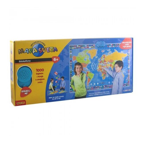 Dexy co mapa sveta edukativna igra ( ZZ1521005 ) Slike