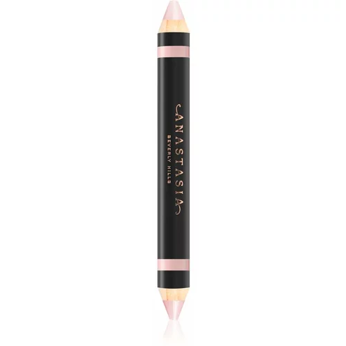 Anastasia Beverly Hills Highlighting Duo Pencil posvetlitveni svinčnik za pod obrvi odtenek Matte Camille/Sand Shimmer 4,8 g