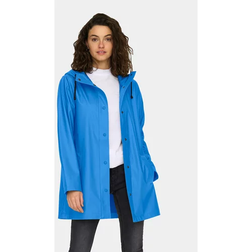 Only Dežna jakna New Ellen 15304784 Modra Regular Fit