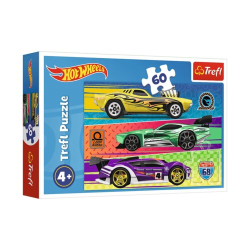Puzzle Hot Wheels 60 kom. Race Trefl 17389 Cijene