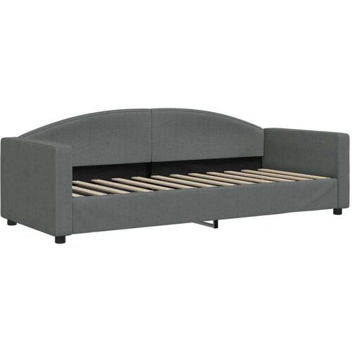 vidaXL dnevni krevet s madracem tamnosivi 80 x 200 cm od tkanine Cijene
