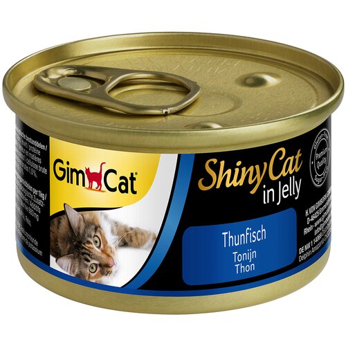 Gimcat Ekonomično pakiranje ShinyCat Jelly 24 x 70 g - Tuna Slike