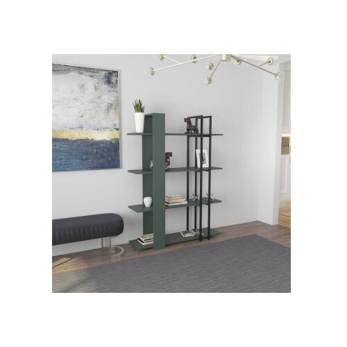 Hanah home Polica za knjige Onno, 120x160x31 cm, Boje hrasta Slike