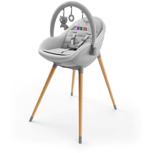Kinderkraft Hranilica Fini UP 3u1, Grey Slike