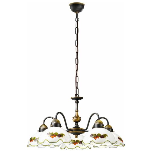  Kolarz 731.85.113 - Luster na lancu NONNA 5xE27/75W/230V vino/jagoda Cene