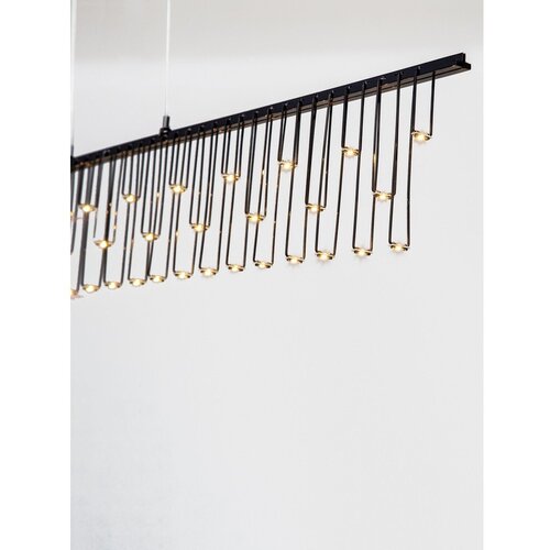 Nova Luce Aluminijasta LED zatemnitvena viseča svetilka v sijajno srebrni barvi Stellar &amp;ndash; Slike