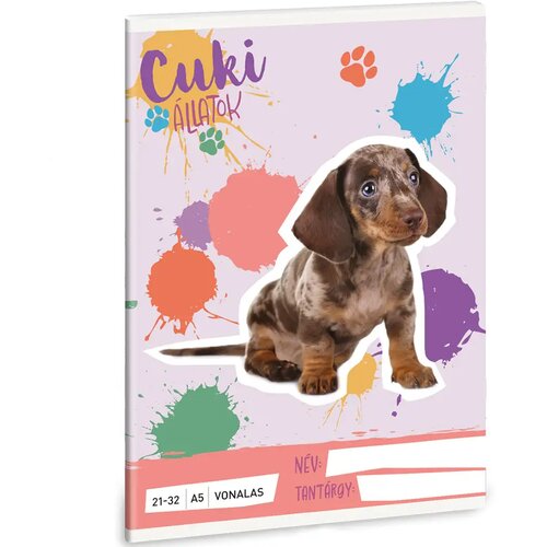 Ars Una Prisrčne Živali - Harlekin jazbečar črtasta beležka A/5 21-32 Cene