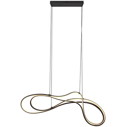 Trio Select Crna LED viseća svjetiljka s metalnim sjenilom Nala &amp;ndash; Slike