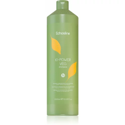 EchosLine Ki-Power Veg Shampoo obnovitveni šampon za poškodovane lase 1000 ml