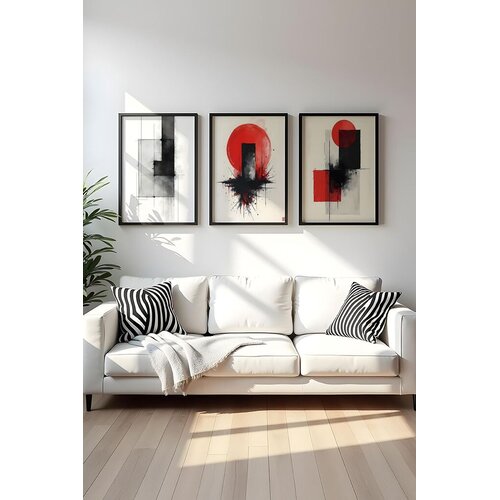 Wallity Uramljena slika Huhu443, 30x40 cm , 3 dijela Cene