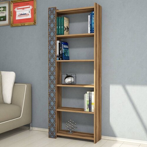 Hanah home City - Walnut, Chalcedony WalnutChalcedony Bookshelf Cene