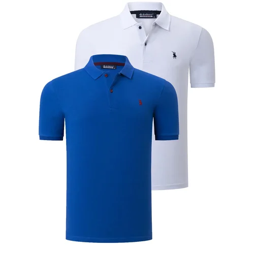 Dewberry DUAL SET T8561 MENS TSHIRT-WHITE-SAKS