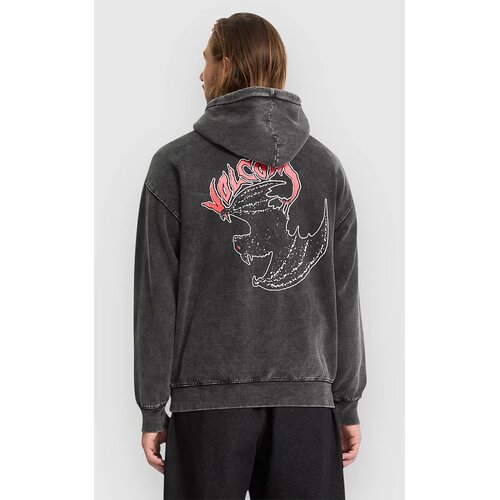Volcom Nightwasher Po Pulover s kapuco light acid black Cene