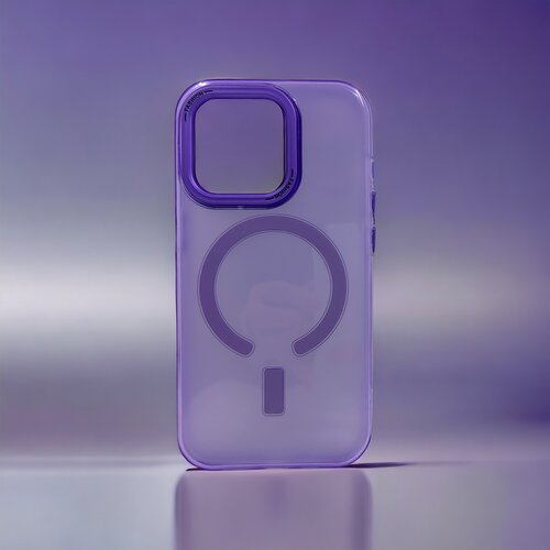  futrola color matte magsafe za iphone 15 (6.1) ljubicasta Slike