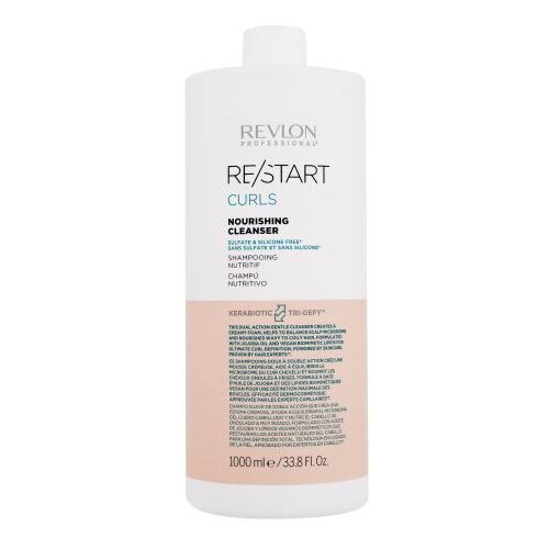 Revlon Professional Re/Start Curls Nourishing Cleanser 1000 ml &amp;scaron;ampon kovrčava kosa valovita kosa za ženske Slike