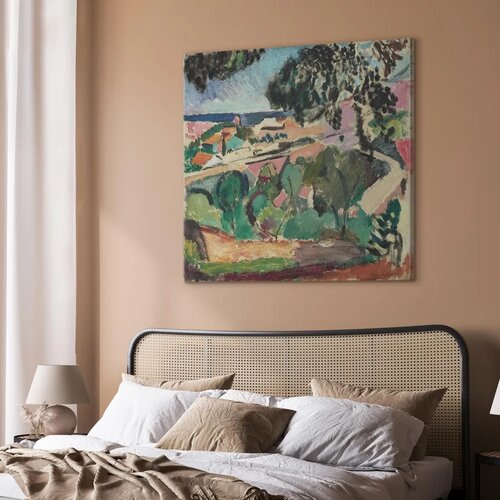  Slika - Henri Matisse &amp;ndash; Landscape at Collioure 60x60 Akustična Slike
