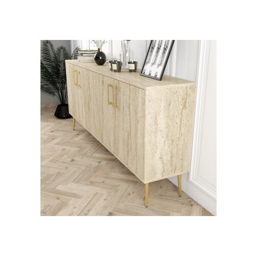 Hanah home Konzolni sto Kijev, 180x78x35 cm, Bež Slike