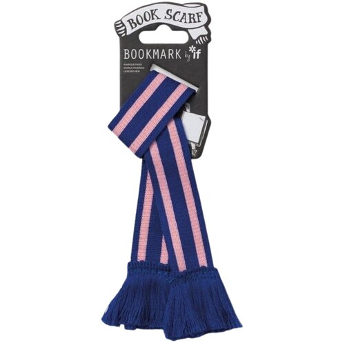 That Company Called IF Book Scarf - Bukmarker - Book Scarf, Blue & Pink Cene