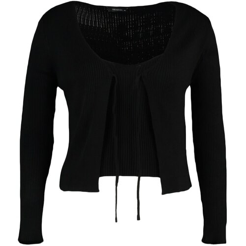 Trendyol Curve Black 2-pack Knitwear Cardigan Slike