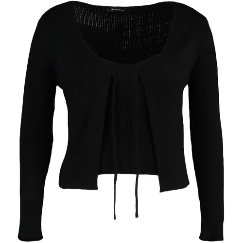 Trendyol Curve Black 2-pack Knitwear Cardigan