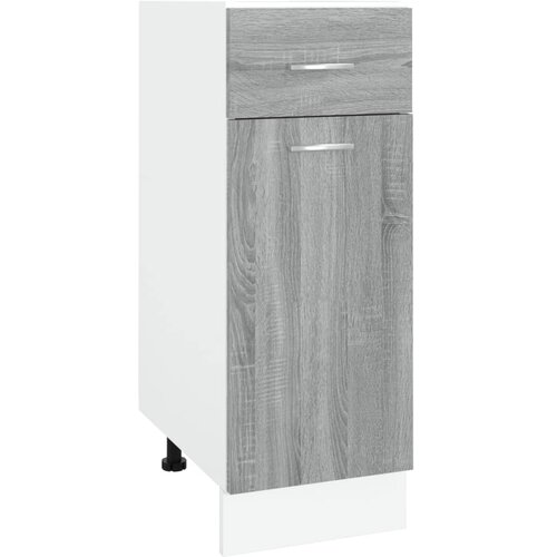  s donjim ladicama &amp;quot;Lyon&amp;quot; sivi Sonoma 30x46x81,5 cm Konstruirano drvo Slike