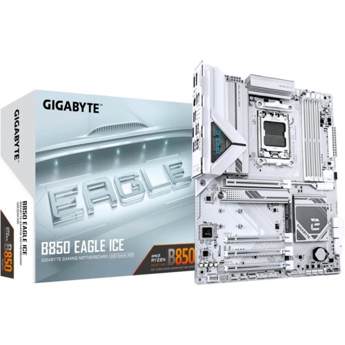 Gigabyte MB B850 Eagle Ice AM5; 4xDDR5; 3xM.2; 4xSATA 8xUSB; HDMI, DP; USB Type-C, ATX; Cijene