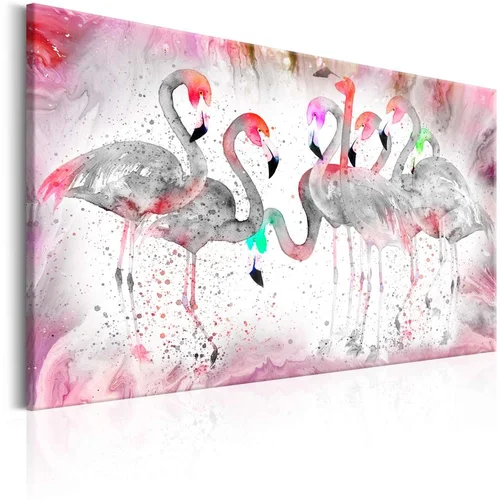  Slika - Flamingoes Family 120x80