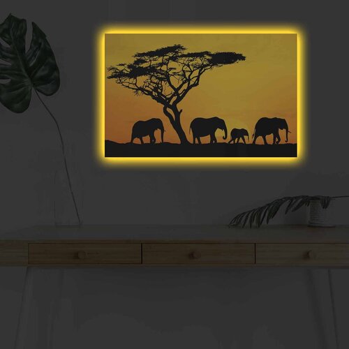 Wallity Slika sa LED osvetljenjem 4570DHDACT-034, 45x70 cm Cene