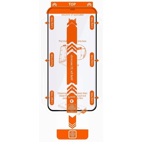  Tempered glass 2.5D dust free za iphone XR/11 6.1 crni Cene