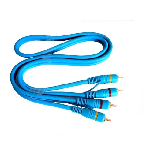 Cabletech Cinch kabel , GOLD HQ + remote kabel, 1 m