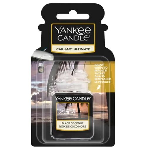 Yankee Candle Car Jar Ultimate Black Coconut - 1 kos Cene