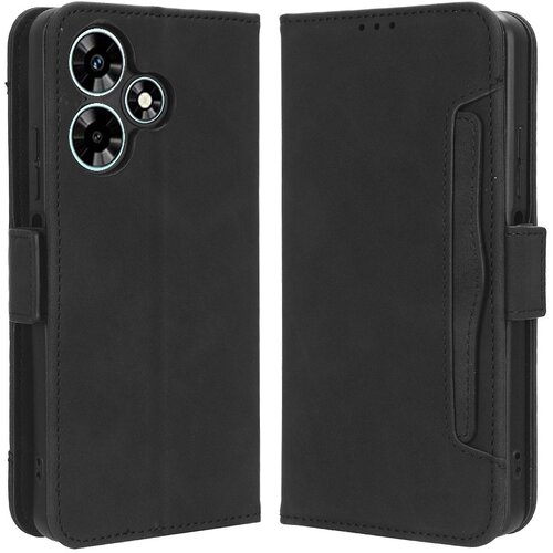 INORCO Za Infinix Hot 30 X6831 PU usnjeno stojalo, pokrov za telefon, več rež za kartice, preklopna torbica za denarnico, (22036418) Slike