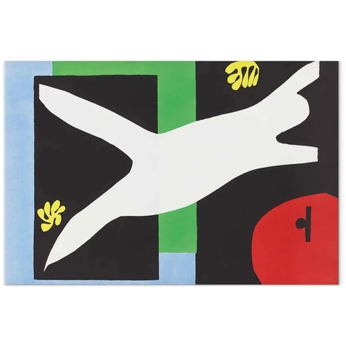 Slika - Henri Matisse &amp;ndash; The Swimmer in the Aquarium (from Jazz) 90x60 Akustična Slike