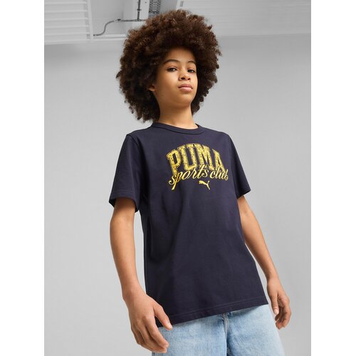 Puma Majica &amp;#039;Class&amp;#039; mornarska / rumena Slike