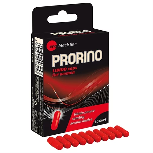 Hot Ero Prorino Black Line Libido caps for women 10tbl - SALE exp. 03/2023