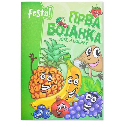 Festa first coloring, bojanka, voće i povrće, A4 Cene
