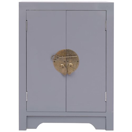 Maison Chic Nočna omarica - Nočna miza siva 38x28x52 cm les pavlovnije, (21689282) Cene