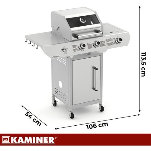 Kaminer Plinski ro&amp;scaron;tilj 2+1 10kW Varen 3.0 Slike