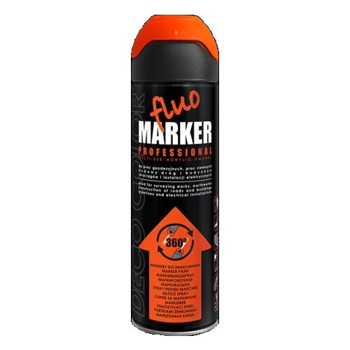  Sprej DECO COLOR Fluomarker 500 ml - označavanje narančasto Cijene