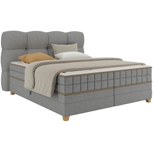 Premium Living Postelja Boxspring Bianco, Siva, 180x200 Slike