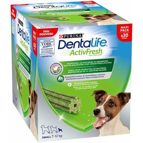 Dentalife Purina Active Fresh dnevni priboljški za nego zob za majhne pse - 30 palčk