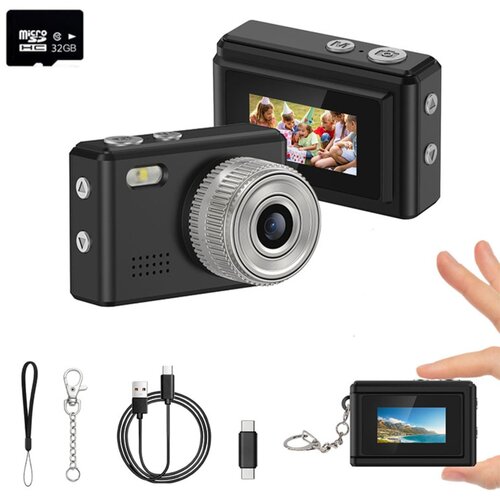 INF Mini ključna kamera z 0.96inch LCD, resnična 720P 1MP, 32GB TF Black, (5000298753) Cene