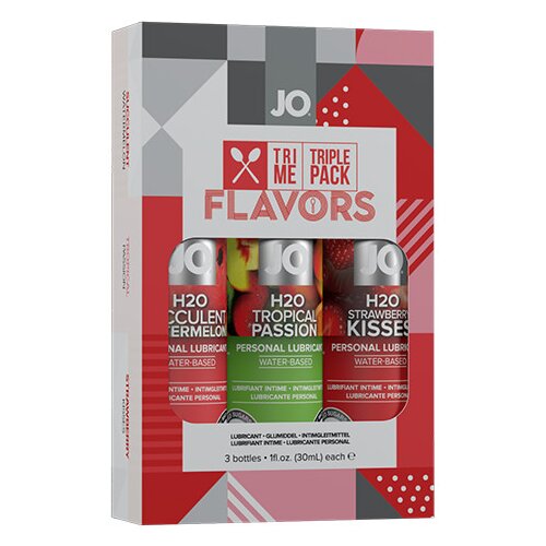 System Jo Komplet vodnih lubrikantov JO Tri-Me Flavors Cene