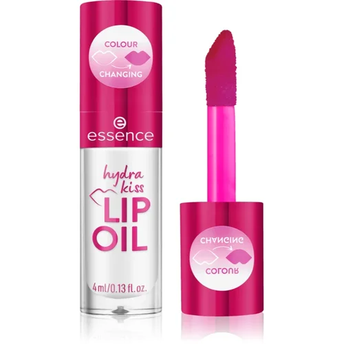 Essence Hydra Kiss olje za ustnice z vlažilnim učinkom odtenek 06 Cranberry Is Back 4 ml