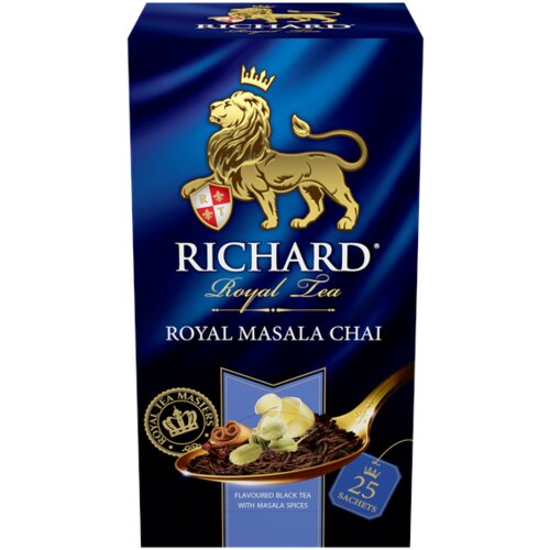 Richard royal masala chai - crni čaj sa djumbirom, cimetom i aromom masala začina, 25x2g Slike